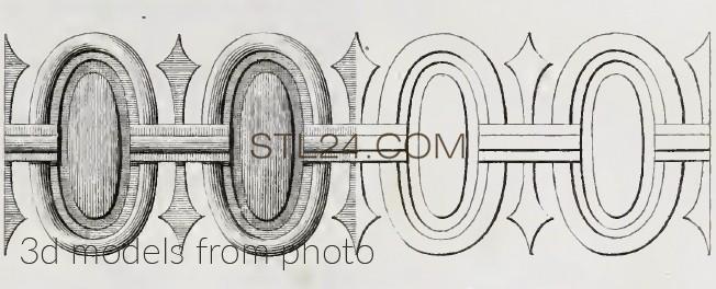 Фризы (FRIESE_1331 -  | 3D model 3DSMAX / OBJ / STL) 3D модель для ЧПУ станка